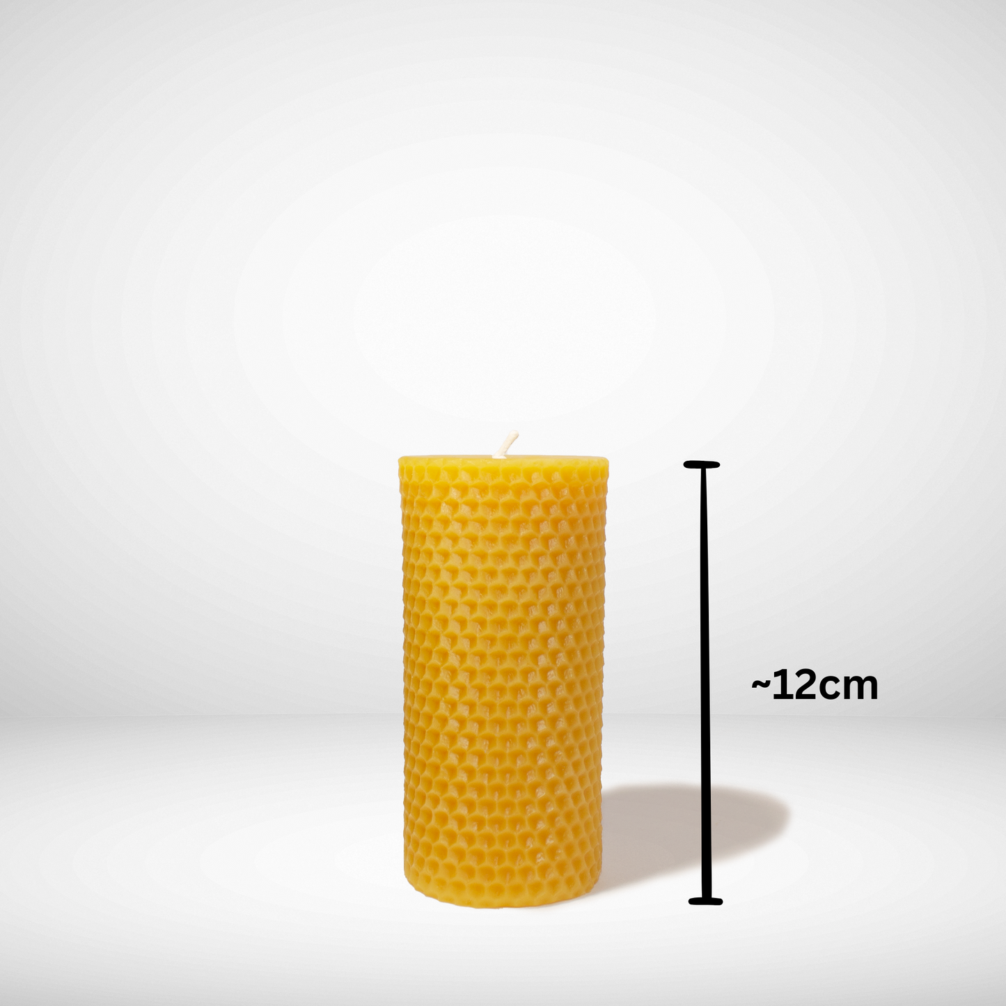 Beeswax Diamond Pillar Candle