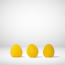 Load image into Gallery viewer, Beeswax Easter Egg Candles, Set of 3

