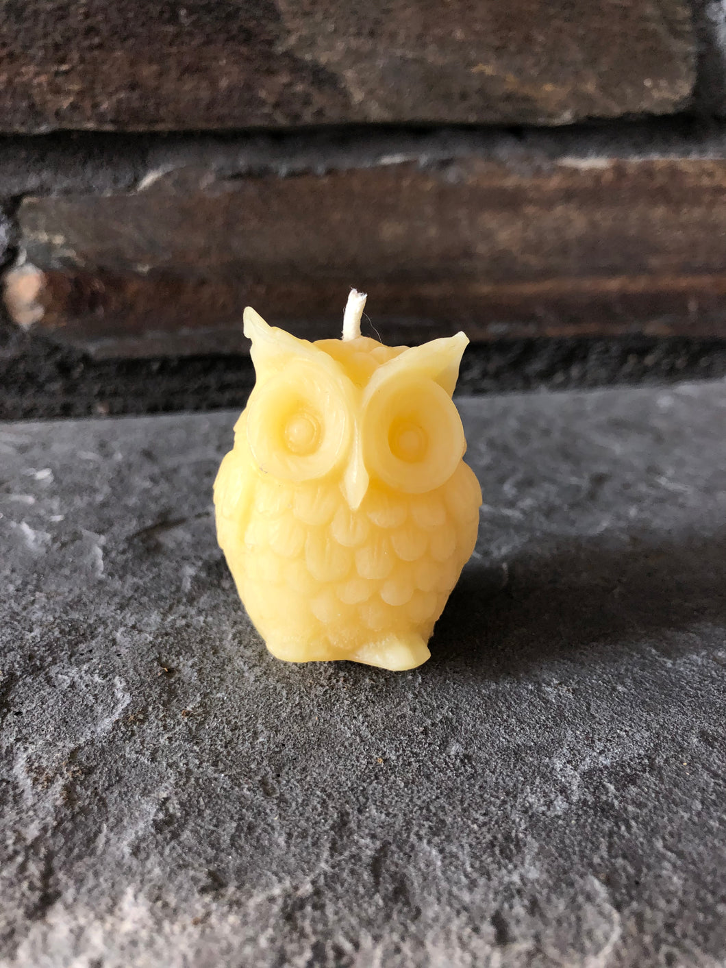 Beeswax Prairie Owl Candle