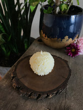 Load image into Gallery viewer, Beeswax Rose Ball Candle

