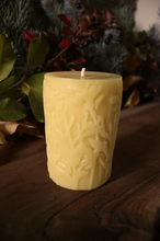 Load image into Gallery viewer, Wild Meadow Pillar Beeswax Candle
