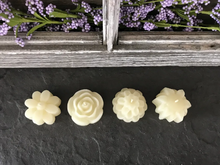 Load image into Gallery viewer, Beeswax Flower Candles, Set of 4

