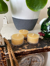 Load image into Gallery viewer, Beeswax Tea Light Candle - 6/12/20 Pc
