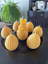 Load image into Gallery viewer, Beeswax Easter Egg Candles, Set of 3
