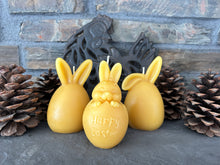 Load image into Gallery viewer, Beeswax Bunny Egg Candles
